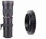 Lightbox 420-800mm F/8.3-16 Super Telephoto Zoom Lens for Canon Nikon Sony Pentax DSLR Camera